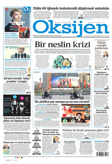 OKSİJEN 13 Mart 2026 gazete manşeti