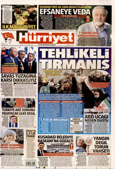 HÜRRİYET 14 Mart 2026 gazete manşeti