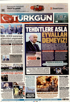 TÜRKGÜN 14 Mart 2026 gazete manşeti