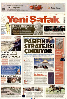 YENİ ŞAFAK 14 Mart 2026 gazete manşeti