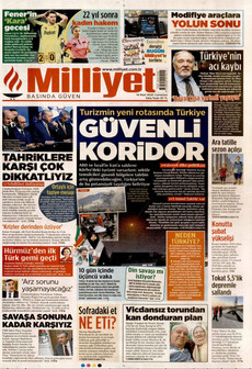 MİLLİYET 14 Mart 2026 gazete manşeti