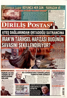 DİRİLİŞ POSTASI 14 Mart 2026 gazete manşeti
