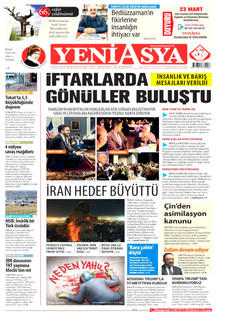 YENİ ASYA 14 Mart 2026 gazete manşeti