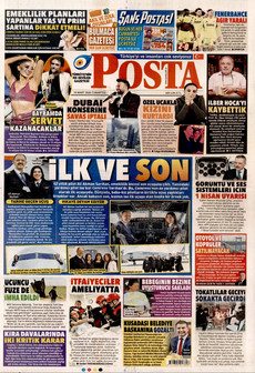 POSTA 14 Mart 2026 gazete manşeti