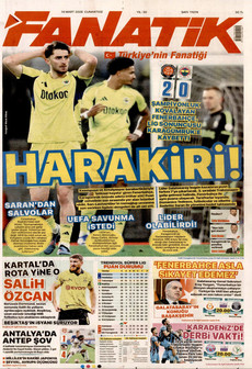 FANATİK 14 Mart 2026 gazete manşeti