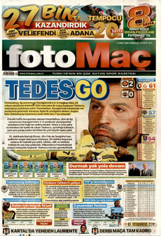 FOTOMAÇ 14 Mart 2026 gazete manşeti