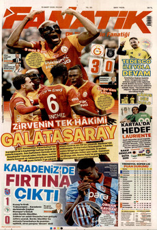 FANATİK 15 Mart 2026 gazete manşeti