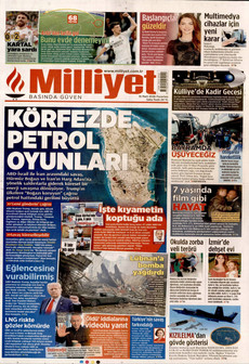MİLLİYET 16 Mart 2026 gazete manşeti