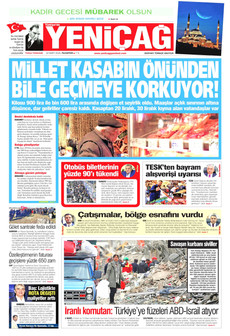 YENİÇAĞ 16 Mart 2026 gazete manşeti