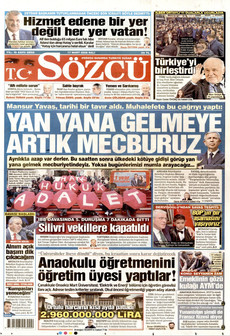 SÖZCÜ 17 Mart 2026 gazete manşeti
