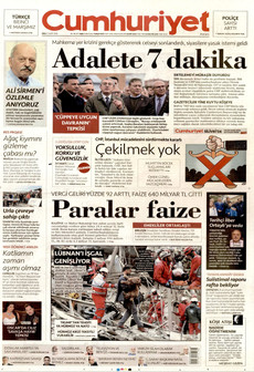 CUMHURİYET 17 Mart 2026 gazete manşeti