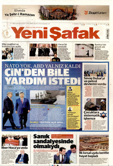 YENİ ŞAFAK 17 Mart 2026 gazete manşeti