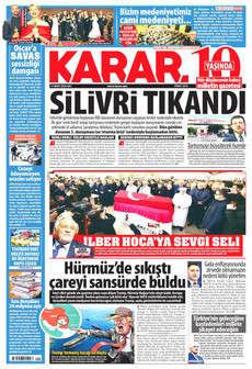 KARAR 17 Mart 2026 gazete manşeti