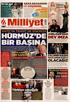 MİLLİYET 17 Mart 2026 gazete manşeti