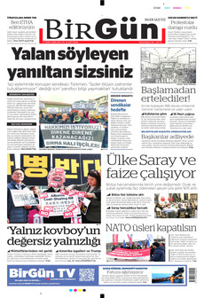 BİRGÜN 17 Mart 2026 gazete manşeti
