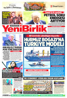 YENİBİRLİK 17 Mart 2026 gazete manşeti