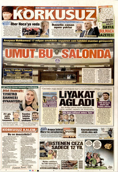 KORKUSUZ 17 Mart 2026 gazete manşeti