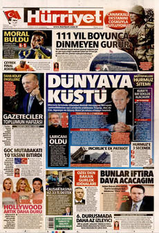 HÜRRİYET 18 Mart 2026 gazete manşeti