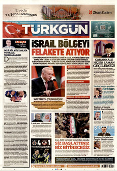 TÜRKGÜN 18 Mart 2026 gazete manşeti