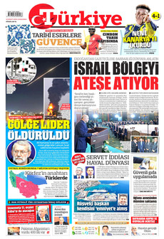 TÜRKİYE GAZETESİ 18 Mart 2026 gazete manşeti