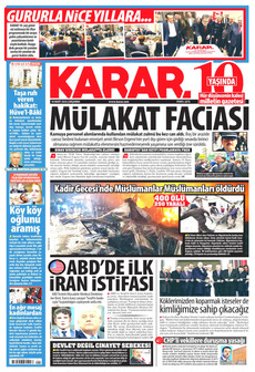 KARAR 18 Mart 2026 gazete manşeti