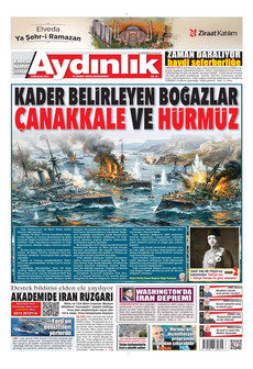 AYDINLIK GAZETESİ 18 Mart 2026 gazete manşeti