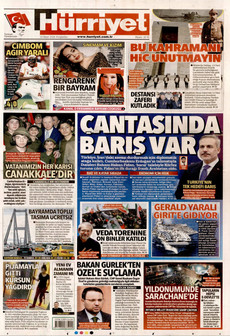 HÜRRİYET 19 Mart 2026 gazete manşeti