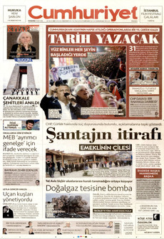 CUMHURİYET 19 Mart 2026 gazete manşeti