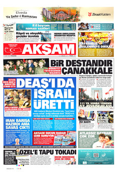 AKŞAM 19 Mart 2026 gazete manşeti