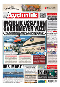 AYDINLIK GAZETESİ 19 Mart 2026 gazete manşeti
