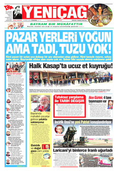YENİÇAĞ 19 Mart 2026 gazete manşeti
