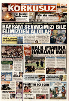 KORKUSUZ 19 Mart 2026 gazete manşeti
