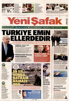 YENİ ŞAFAK 20 Mart 2026 gazete manşeti