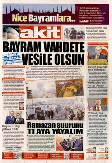 YENİ AKİT 20 Mart 2026 gazete manşeti