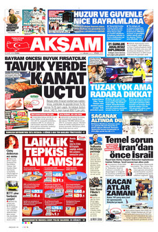 AKŞAM 20 Mart 2026 gazete manşeti