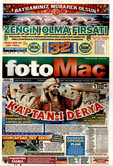 FOTOMAÇ 20 Mart 2026 gazete manşeti