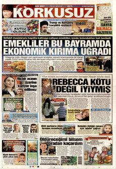 KORKUSUZ 20 Mart 2026 gazete manşeti