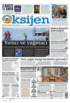OKSİJEN 20 Mart 2026 gazete manşeti