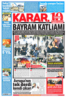 KARAR 21 Mart 2026 gazete manşeti