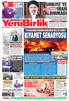 YENİBİRLİK 21 Mart 2026 gazete manşeti
