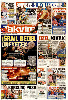 TAKVİM 21 Mart 2026 gazete manşeti