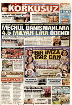 KORKUSUZ 21 Mart 2026 gazete manşeti