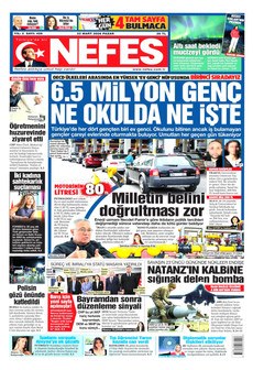 NEFES 22 Mart 2026 gazete manşeti