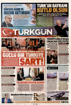 TÜRKGÜN 22 Mart 2026 gazete manşeti