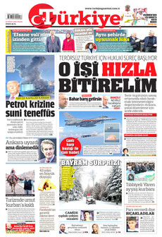 TÜRKİYE GAZETESİ 22 Mart 2026 gazete manşeti