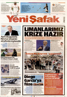 YENİ ŞAFAK 22 Mart 2026 gazete manşeti