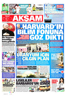 AKŞAM 22 Mart 2026 gazete manşeti