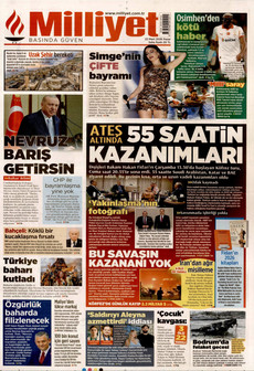MİLLİYET 22 Mart 2026 gazete manşeti