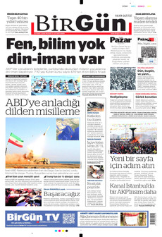 BİRGÜN 22 Mart 2026 gazete manşeti