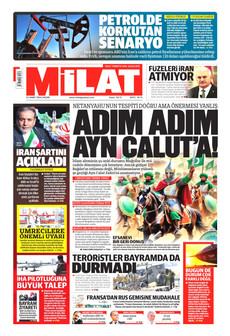MİLAT 22 Mart 2026 gazete manşeti